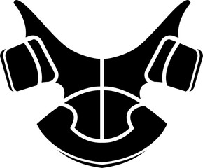 Orthodontics retainer icon vector