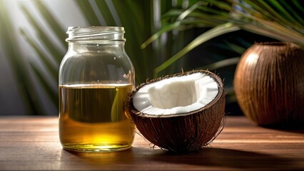 Oil and coconut