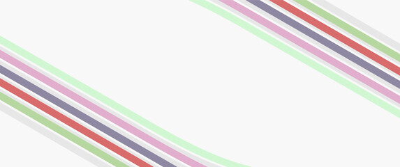 colorful symmetrical pastel rainbow retro stripe on white, retro stripe design for frame, background, graphic