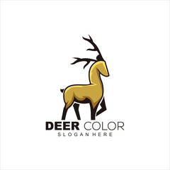 deer mascot logo