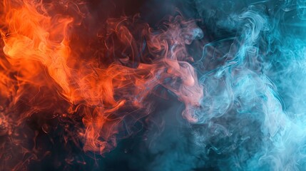 Colorful smoke wallpaper