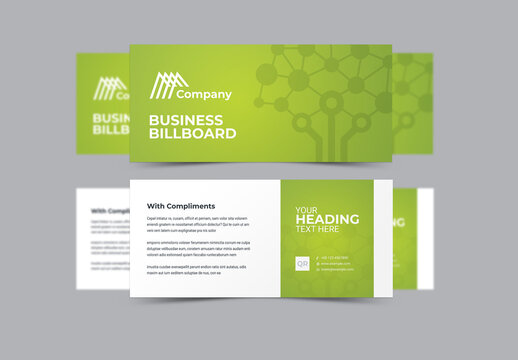 Green Accent Compliment Card Layout