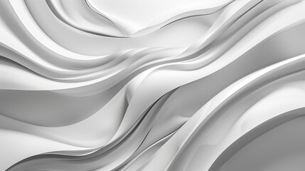 A white fabric with a wave pattern