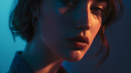 Fototapeta premium Unknown person : Generative AI