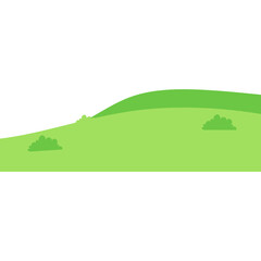 Obraz premium Grass Land Wave