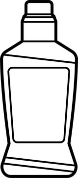 recommend clip art: Mouthwash icon vector outline