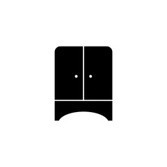closet concept line icon. Simple element illustration. closet concept outline symbol design.