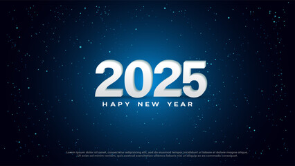 happy new year 2025 background.