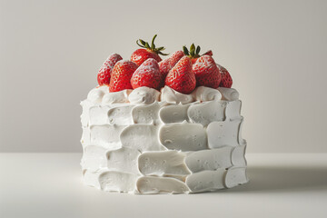 딸기생크림케이크 Strawberry cream cake
