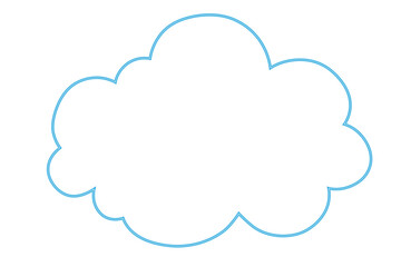 neon cloud thought bubble thinking bubble vector png