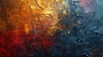 Textured abstract background, rich colors with rough, tactile surface detail