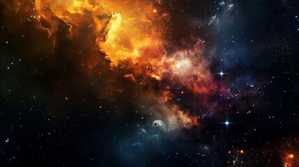 Fototapeta premium nebula, galaxy, star, space background