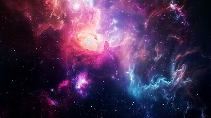 Fototapeta premium nebula, galaxy, star, space background