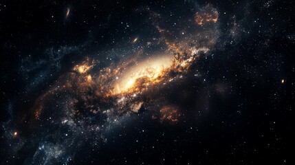 Obraz premium nebula, galaxy, star, space background