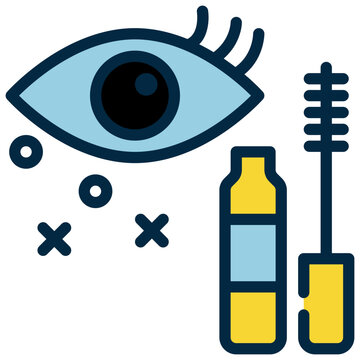 eye mascara makeup beauty product clip art preview