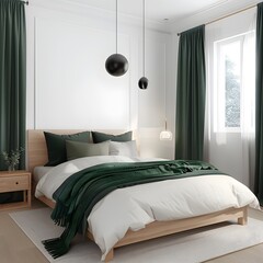 Minimalist Bedroom Sanctuary A Comforting Haven of Restful ZenInspired Design