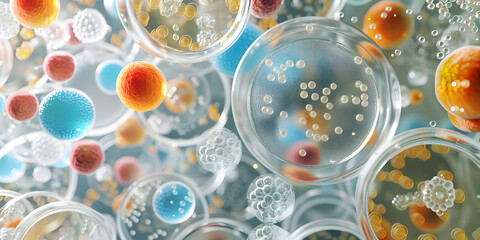 Color Bacteria Culture in a Pet,Mixed Bacteria