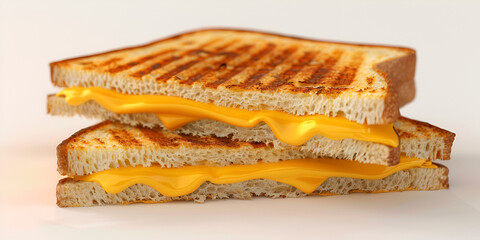 Grillen cheese sandwich with ham and cheese 