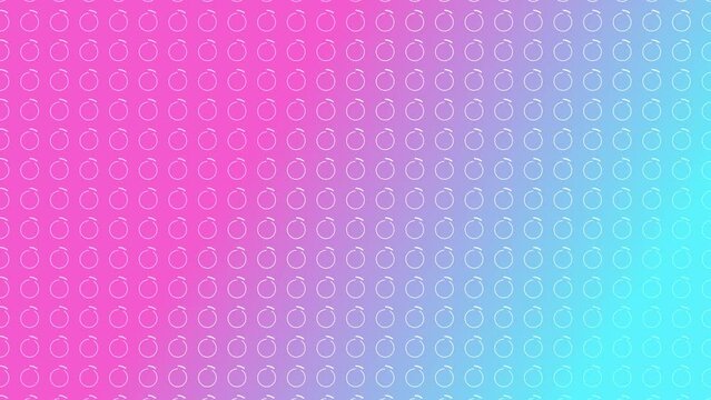 2D shape animation with colourful gradient pastel background motion graphics smooth pattern seamless loop design pastel digital effect pink blue