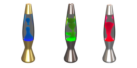 table lamp isolated on transparent background, room lamp, 3D illustration, cg render