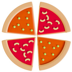 Pizza Slicing Guide Infographic
