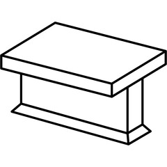 Table Furniture Icon