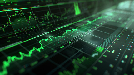 Stock market financial analysis data business concept map
