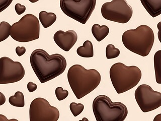 Fototapeta premium chocolate seamless background