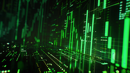 Stock market financial analysis data business concept map
