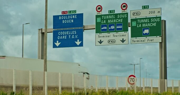Crossing Borders: Traffic near the English Channel