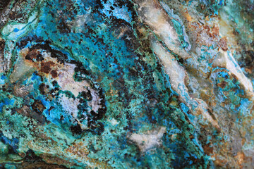 chrysocolla mineral texture