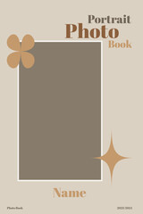 Collage for photos. Vector frame for pictures. Vector illustration