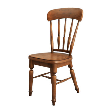 Chair  game asset 3D object, PNG image, no background