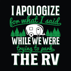 rv adventure t shirt design 
