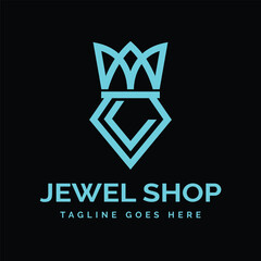 jewel icon logo design illustration