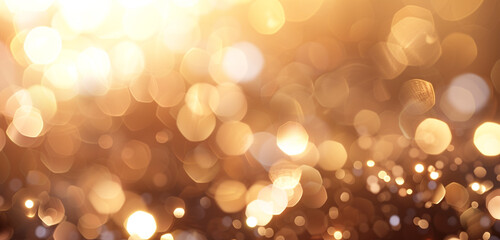 Fototapeta premium Rich tan lights with subtle sparkle.