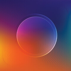Neon glowing circle background with gradient color. Abstract gradient background. Blue, violet, purple color texture pattern. Blur fluid seamless pattern. blue sky background.	
