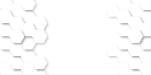 Background with hexagons. Abstract background with lines. white texture background. hexagon abstract background. Surface polygon pattern with glowing hexagon paper texture and futuristic business