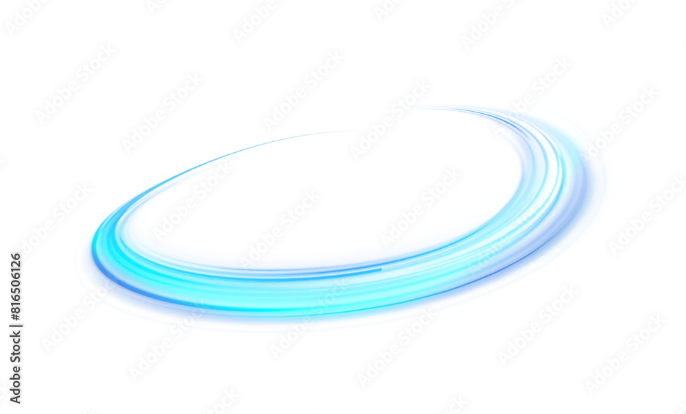 Wall mural png. wavy transparent curved lines in the form of the movement of sound waves in a set of different 