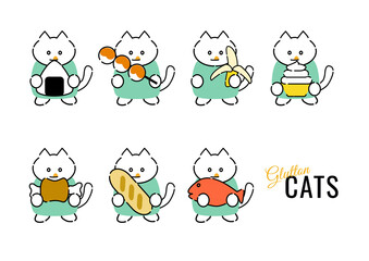 食いしんぼ猫のキャラクター