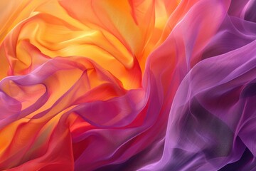 Obraz premium Vibrant close up photo of colorful fabric, suitable for textile backgrounds