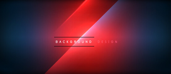 Neon dynamic diagonal light rays background. Techno digital geometric concept design for wallpaper, banner, presentation, background