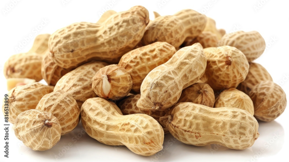 Poster a pile of peanuts stacked on top of each other. great for food and snack concepts