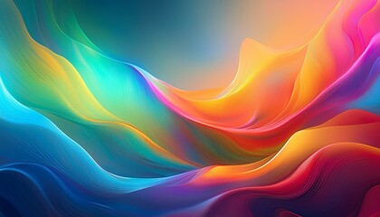 Obraz premium Energetic Gradients: Blurred Background with Dynamic Color Effect