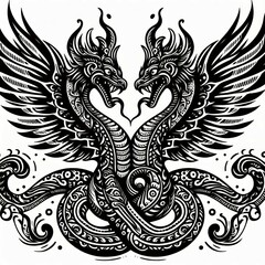 Obraz premium tribal tattoo