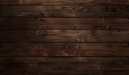Dark brown wooden wall background, texture of old wood planks. Wooden table or floor backdrop for...
