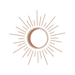 abstract sun vector illustration