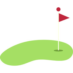 Golf Hole Flag