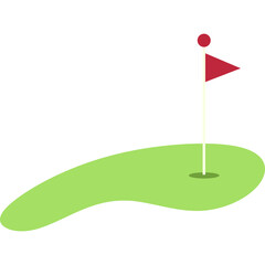 Golf Hole Flag
