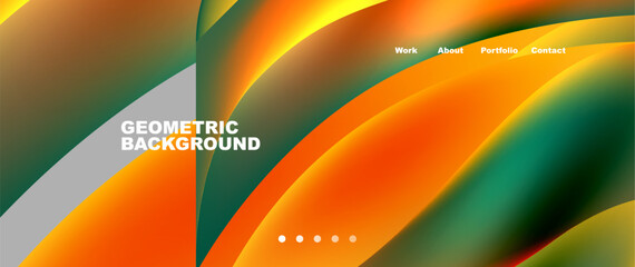 Dynamic flowing shapes concept design composition. Vector Illustration For Wallpaper, Banner, Background, Card, Book Illustration, landing page